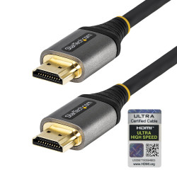 Kabel HDMI 2m A: HDMI B: HDMI A: Męskie B: Męskie Ultra High Speed HDMI 2.1