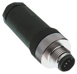 Złącze wielostykowe przemysłowe 4-pinowe M12 Montaż na kablu Gniazdo Turck