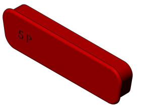 Osłona przeciwkurzowa Osłona przeciwkurzowa do Rozmiar 5 męski D-sub FCT from Molex