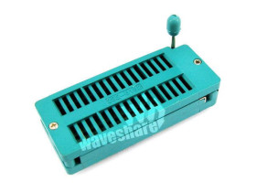 Waveshare DIP 32 Pin ZIF Socket (Green), Test &amp; Burn-in Socket