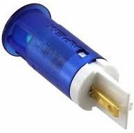 Signal light, 24 V (DC), blue, 1.6 cd, Mounting Ø 12 mm, LED number: 1, QS121XXB24