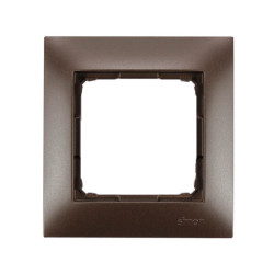 Ramka pojedyncza brązowa DR1/46 Simon54 Kontakt-Simon