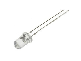 Dioda LED 5mm pomarańczowa - imitująca płomień, mrugająca