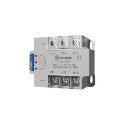 Przekaźnik półprzewodnikowy, montaż na szynie DIN 25 A Finder 600 V AC/DC