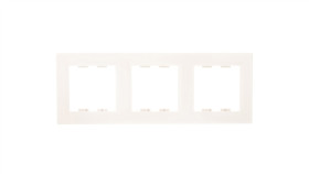 Asfora Ramka Potrójna Pionowa Kremowa Eph5810323