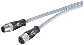 Kabel przyłączeniowy zasilania M12-180 / M12-180, kodowanie A, 4-stykowy, 0,5 m, do ET200