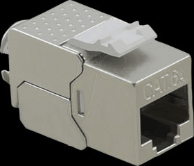 26990376 Keystone module, RJ45, Cat.6, shielded, tool-free