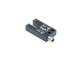 Czujniki fotoelektryczne Czujnik wideł widełkowy Baumer NACISNĄĆ/POCIĄGNĄĆ zakres 10 mm Podczerwona dioda LED