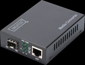 DN-82211 Media converter, 10 Gigabit Ethernet, RJ45 / SFP