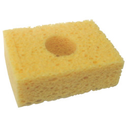 Metcal AC-Y10 Square Sponge 3.2 x 2.1&quot; Yellow For WS1 Workstand Pack Of 10