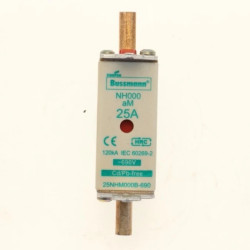 Wkładka bezpiecznikowa NH000 25A aM 690V 25NHM000B-690