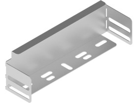 Zaślepka korytka ZKL500H100 grubość blachy 0,7mm 110701 BAKS