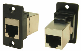 Złącze RJ45 Żeński Złącze RJ45 Montaż na panelu Cat6a RS PRO, 8P8C-żyłowe