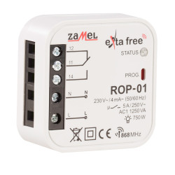 Radiowy odbiornik dopuszkowy 1- kanałowy ROP-01 EXTA FREE