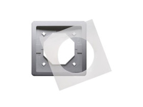 SIMON BASIC STANDARD Ramka 1 pojedyncza do wersji bryzgoszczelnej IP44 z uszczelką stal inox BMR1B/21 KONTAKT SIMON