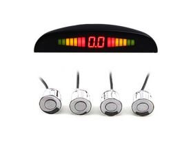 Zestaw czujników parkowania 4x srebrne