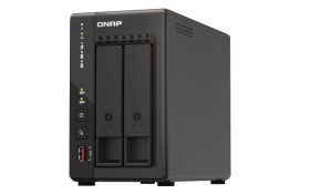 QNAP TS-253E-8G 2-zatokowy serwer NAS, Intel Celeron, 8GB RAM, 2x 2,5GbE RJ-45, Tower