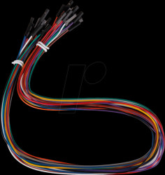 RB-CB3-050 Developer boards - jumper cables, 20 cables, 40 poles, m/m, f/f,