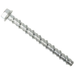 MASONMATE 0856M490075 Flangehex Concrete Screwbolt M6 x 75mm (100)