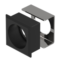 Ramka przycisku, Kołnierz przedni, do uzytku z: Przycisk, Kwadratowy