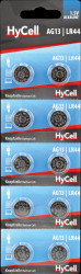 1516-0132 Alkaline button cell, LR44, 10 pcs.