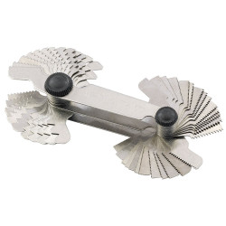 Draper 51072 52 Blade 0.25-6mm and 4-62 BSW Screwpitch Gauge Set