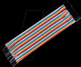 AC045 Developer boards - jumper cable, 40 poles, f/f, 20 cm