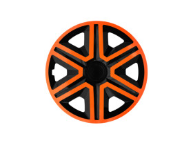 Kołpak 16" ACTION Doublecolor orange/black 4szt