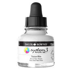 Daler-Rowney System3 Ink 29.5ml Titanium White