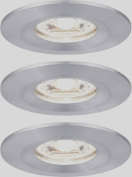 EBL Nova mini Coin okrągły sztywny IP44 LED 3x4W 310lm alu toczony/aluminiowy