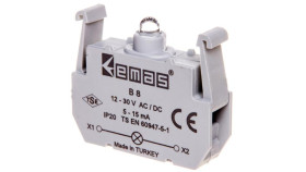 Element Podświetlający Do Przycisków Serii B, 12-30V Ac/Dc, Żółty T0-B8