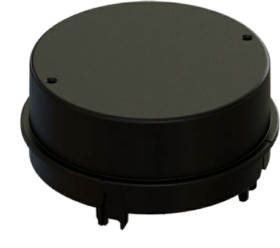 Pokrywa puszki rurkowania Flexicon Zatyczka okrągła Nylon 6 Czarny