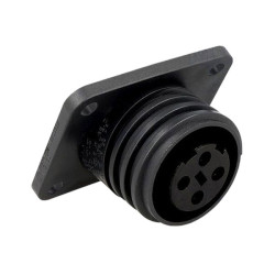 Bulgin PX0941/03/S Socket Flange Mount External Thread 600V 32A 3-way IP68