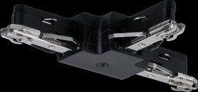 96907 URail T connector, 104x62 mm, max. 1000 W, black