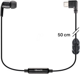 29656 Additional in-ear headset, 50 cm