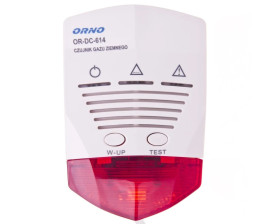 Czujnik gazu ziemnego 230V AC 70dB wyj. przekaźnikowe biały OR‑DC‑614