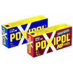 Klej POXIPOL 14ml. szary BRIPOX niebieski (1szt)