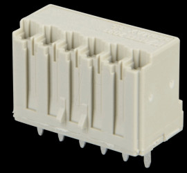 2091-1306 picoMAX 3.5 female multi-point connector with solder pins, 6-pin