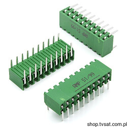 1-216603-0 Connector Horizont 10Pins THT AMP