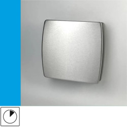 Wentylator domowy Eol F10TINOX wyłącznik czasowy, fi 100 mm, front stalowy