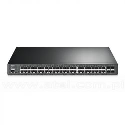 TP-Link TL-SG3452P, Switch zarządzalny, 48x 10/100/1000 RJ-45, 4x slot SFP, PoE+, 19"