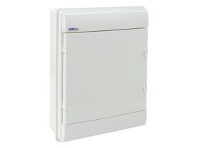 Rozdzielnica hermetyczna podtynkowa 24 modułowa 1x24M drzwi białe IP65 RHp-24/B 36.239 ELEKTRO-PLAST