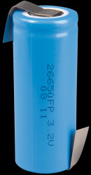 26650 FP Rechargeable lithium-iron-phosphate battery 26650FP