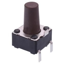 PHAP5-30RA2D2S2N4 9.5mm Button 6mm x 6mm Right Angle Surface Mount Tactile Switch 160g APEM