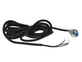 Czujnik; hallotronowy; zbliżeniowy; SM8-31010NA; NPN; NO; fi 8mm; 10mm; 5÷24V; DC; cylindryczny metalowy; zabudowany; z przewode