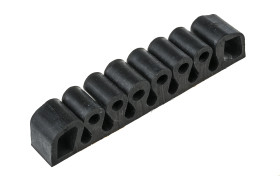 Uchwyt kablowy 25 x 150mm materiał: Guma Czarny opaski kablowe +100°C