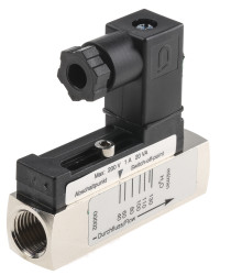 Wyłącznik przepływowy do płynów 0,04 l/min → 0,13 l/min Tłok szeregowy 1/4 BSP 1/4 in