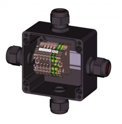 Puszka łączeniowa Ex przeciwwybuchowa z poliestru A02B1 PL31 -T6/T5, IP66 strefa 1,21 oraz 2,22, ATEX