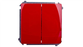 Simon Basic Łącznik Świecznikowy, Szybkozłącza, Czerwony Bmw5.01/22