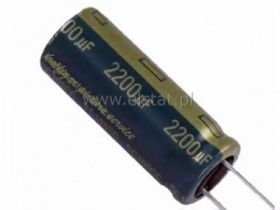 2200uF 16V kond. ele. komputerowy 10x20mm